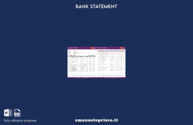 modello di pagine di parole di estratto conto bancario India AU Small Finance in